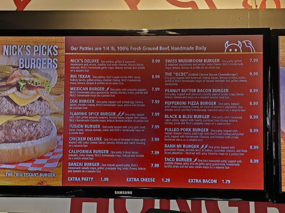 Nick's Jr Burgers & Gyros Menu image 3